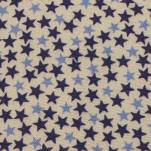 Haupt Short Sleeve Button Down Star Pattern Reg. Fit 43/44 17 1/2 Neck - Picture 6 of 11